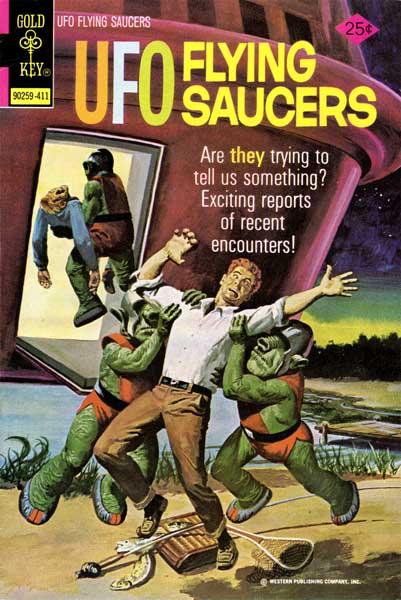 Ufo & Flying Saucers (Gold Key) dans comics V.O. ufoflyngsaucers3
